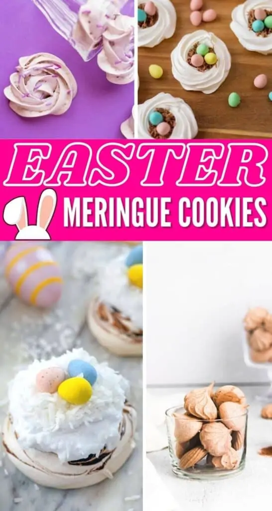 Easter meringue cookies.