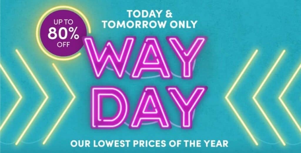 Wayfair Way Day Deals Up to 80 off TODAY ONLY! Saving Dollars & Sense