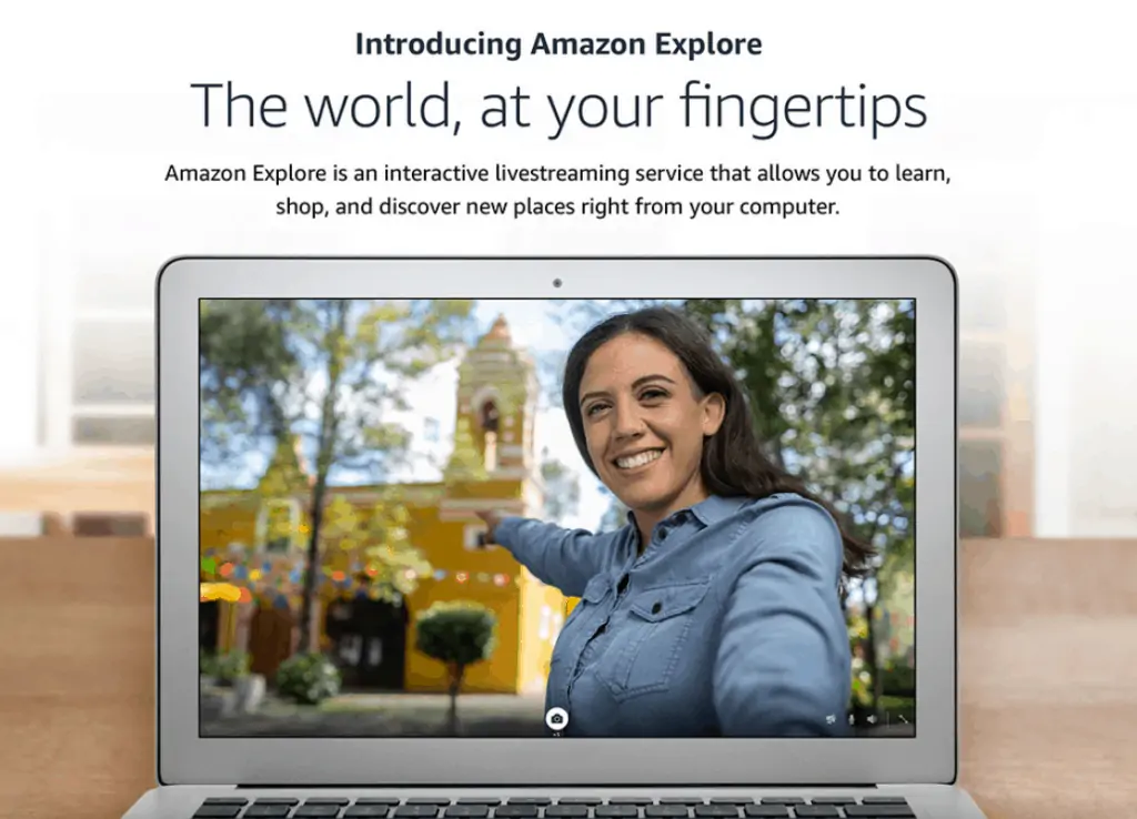 The world at your fingertips with Amazon Explore.