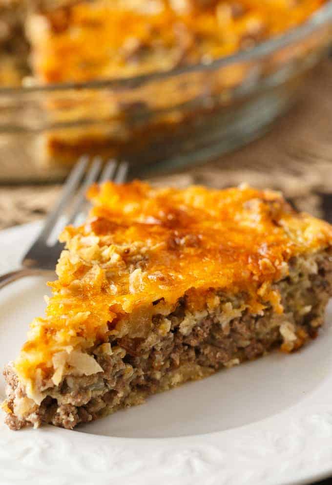 Impossible Cheeseburger pie