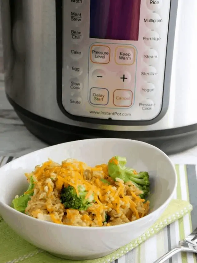 Chicken Broccoli Instant Pot Casserole