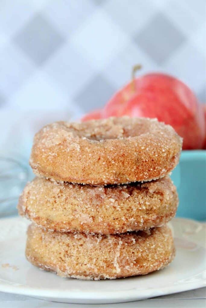Baked apple cider donuts.