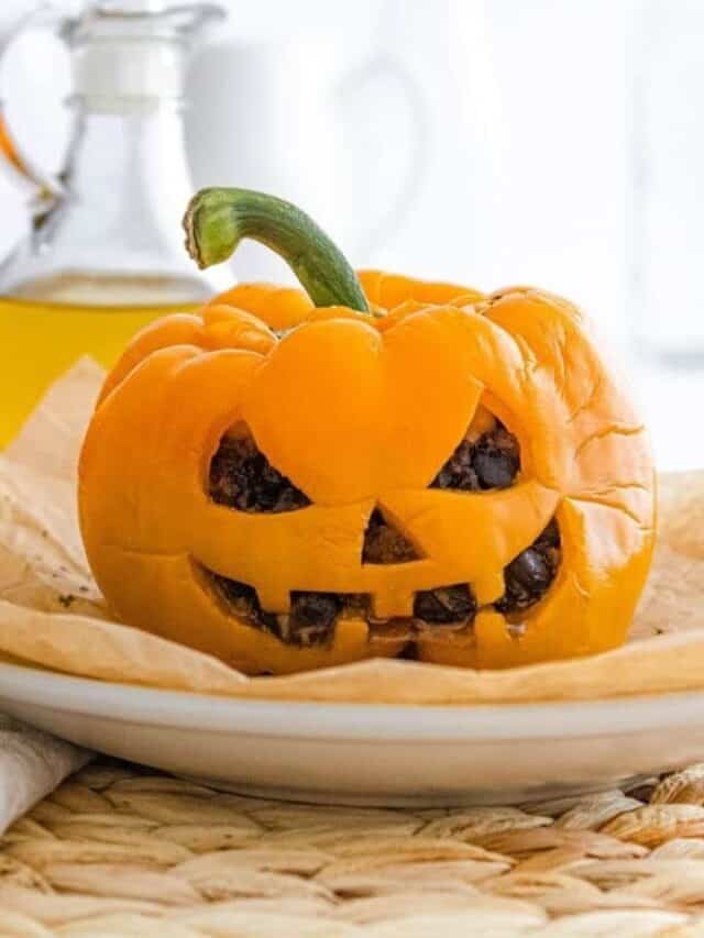 Halloween Stuffed Bell Peppers Recipe Story