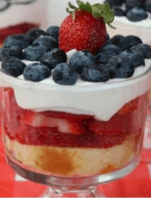Strawberry Blueberry Pound Cake Trifle Recipe Story