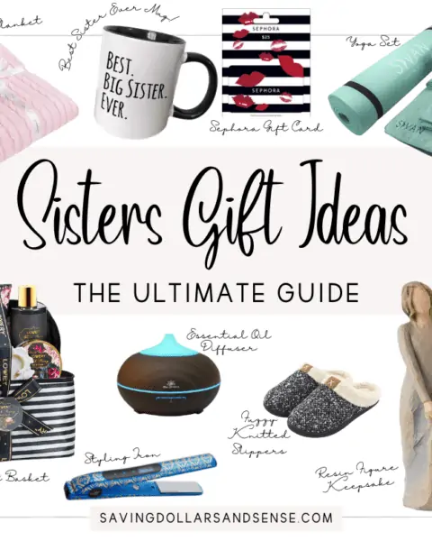 Gift ideas for sisters to show their love for each other.