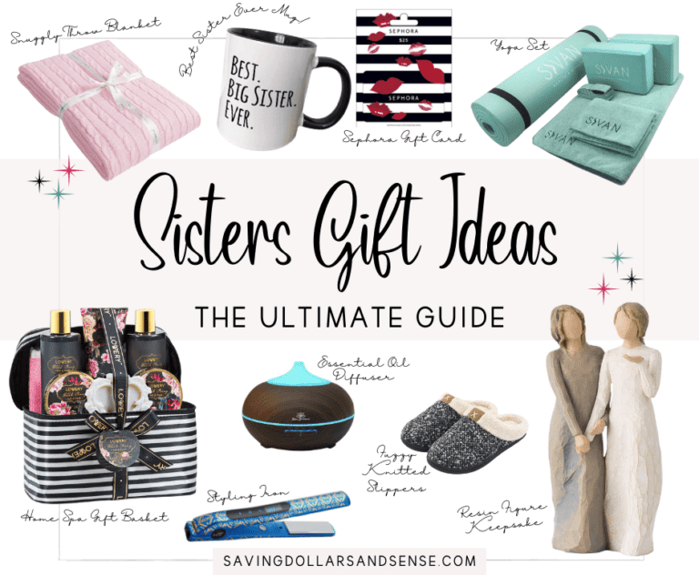 Gift ideas for sisters to show their love for each other.