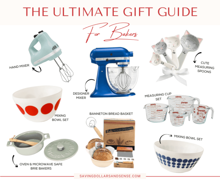 Gift ideas for bakers.