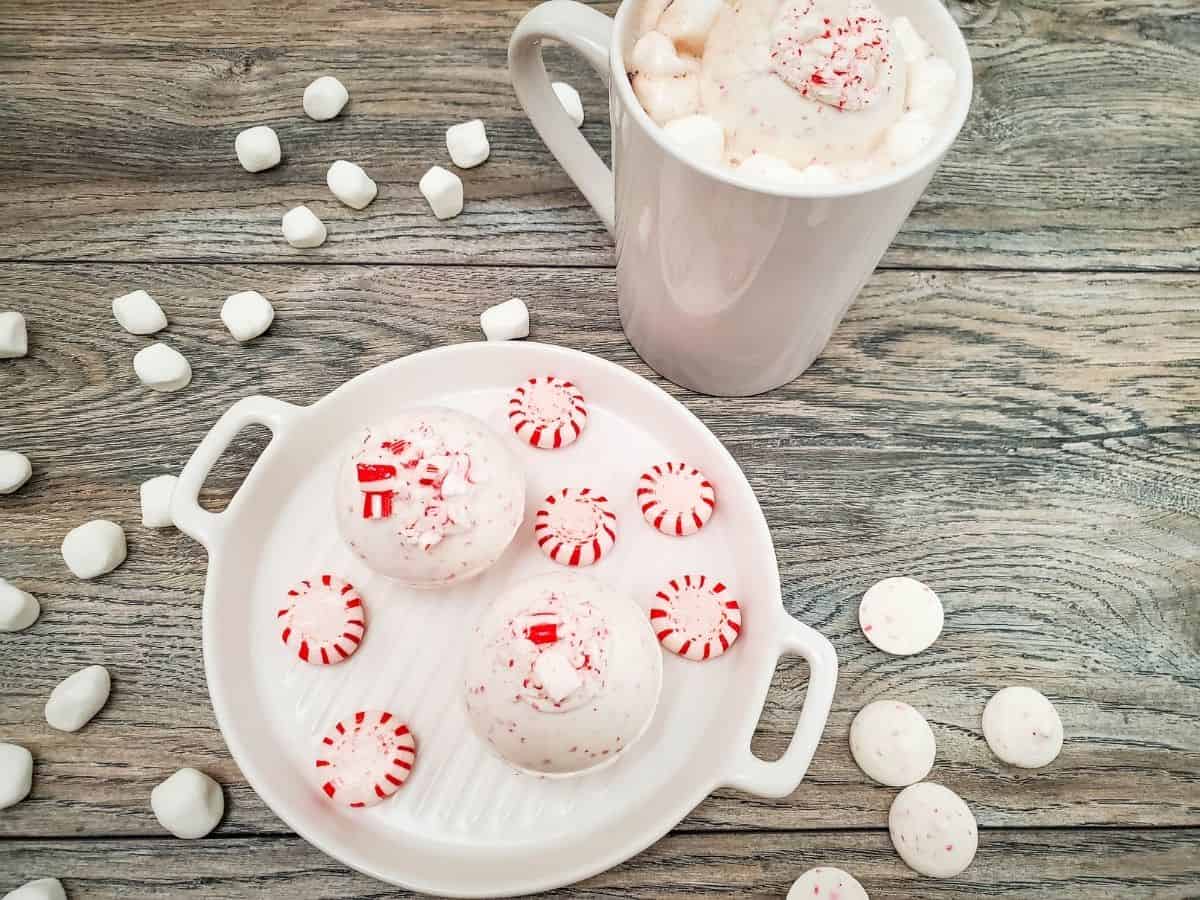 Peppermint Hot Chocolate Bombs Recipe - Saving Dollars and Sense