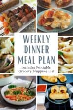 Weekly Meal Plan - Week 3 - Saving Dollars & Sense