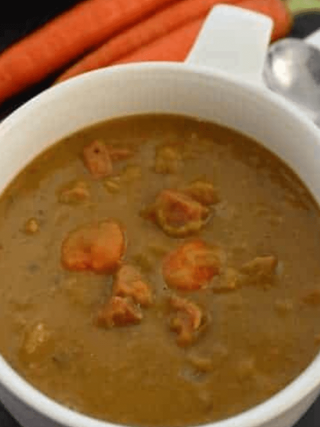 Crock Pot Split Pea Soup with Ham Recipe Story Saving Dollars & Sense