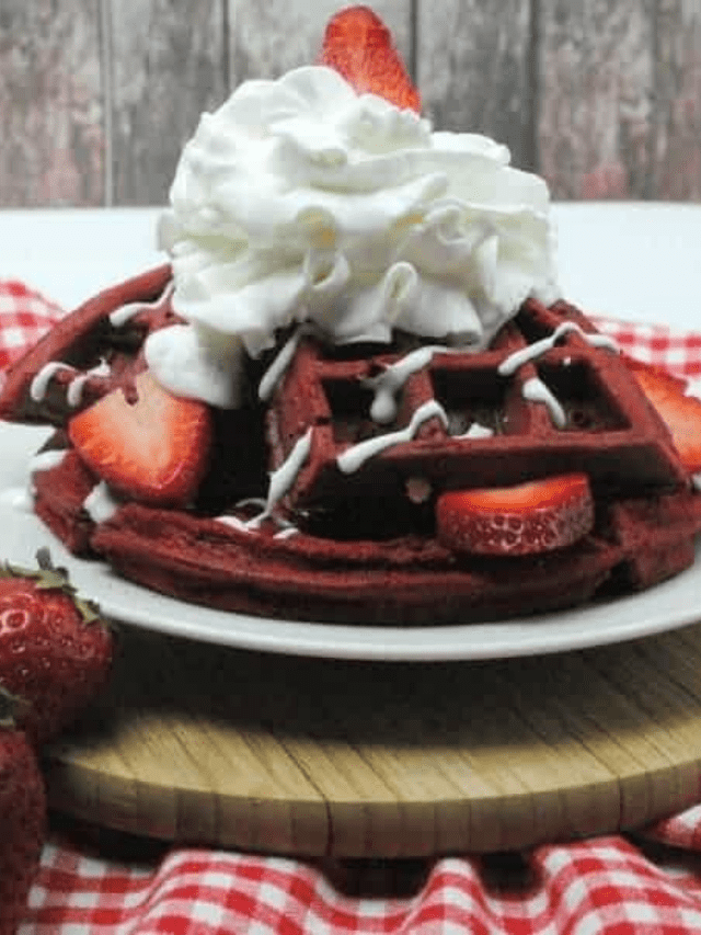 Red Velvet Waffle Recipe Story Saving Dollars and Sense