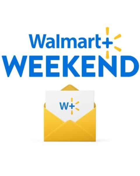 Walmart Plus Weekend sale.