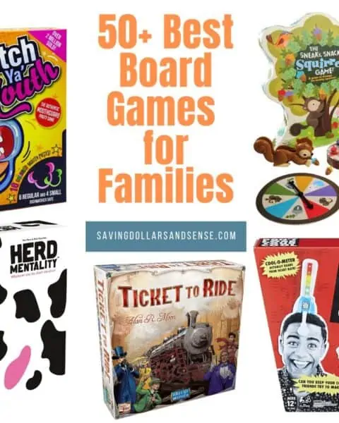 Family friendly board games.