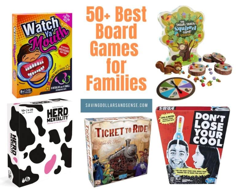 Family friendly board games.
