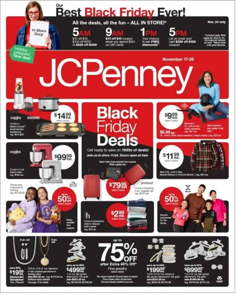 JCPenny Black Friday Sales (Just Released!) - Saving Dollars and Sense