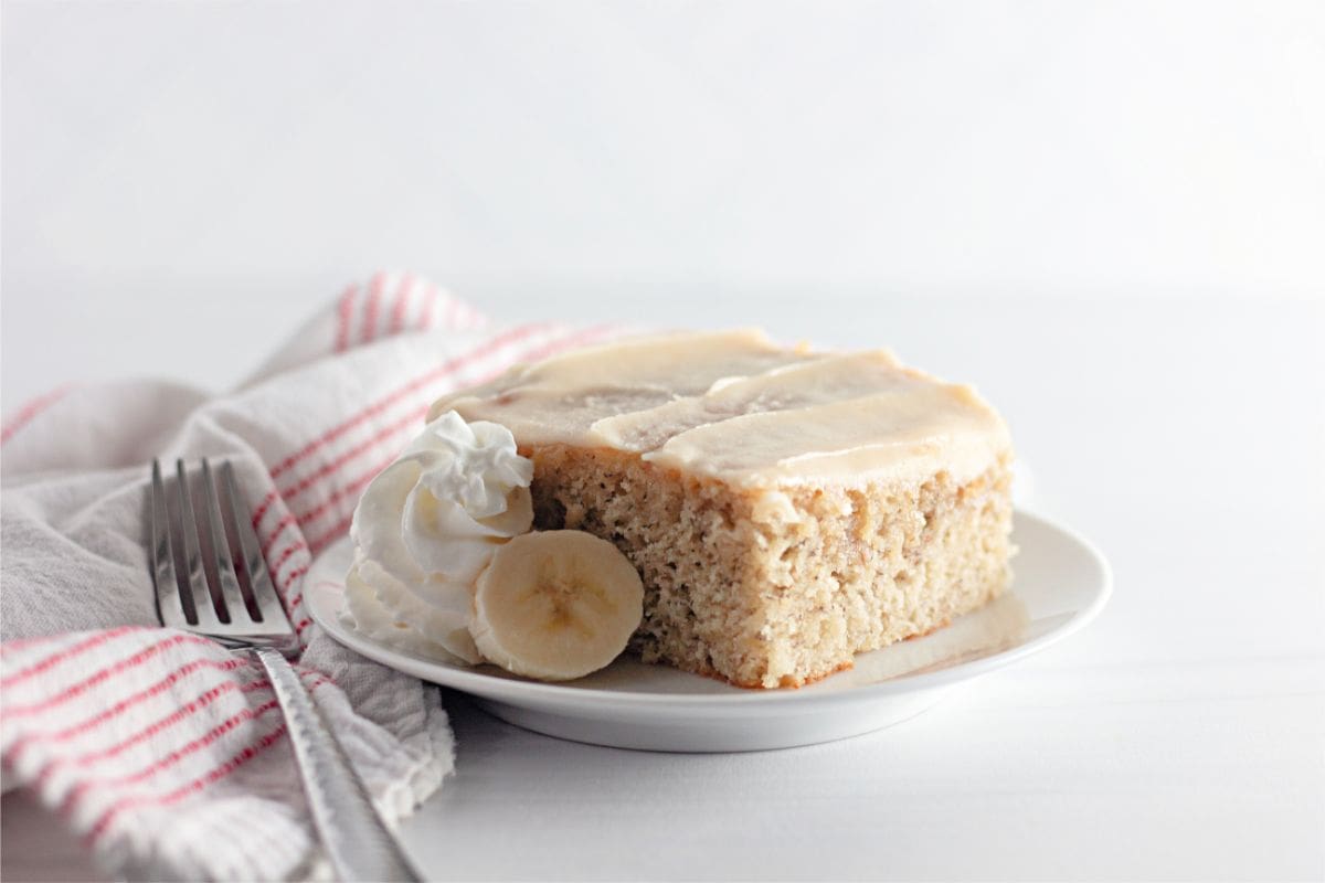 Banana Coffee Cake with Browned Butter Frosting