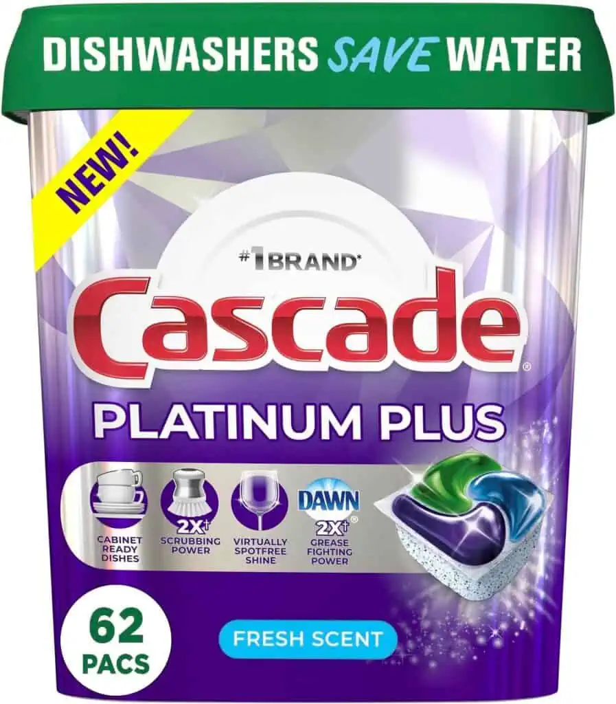 Cascade platinum plus dishwashing liquid on October 13th Deals.