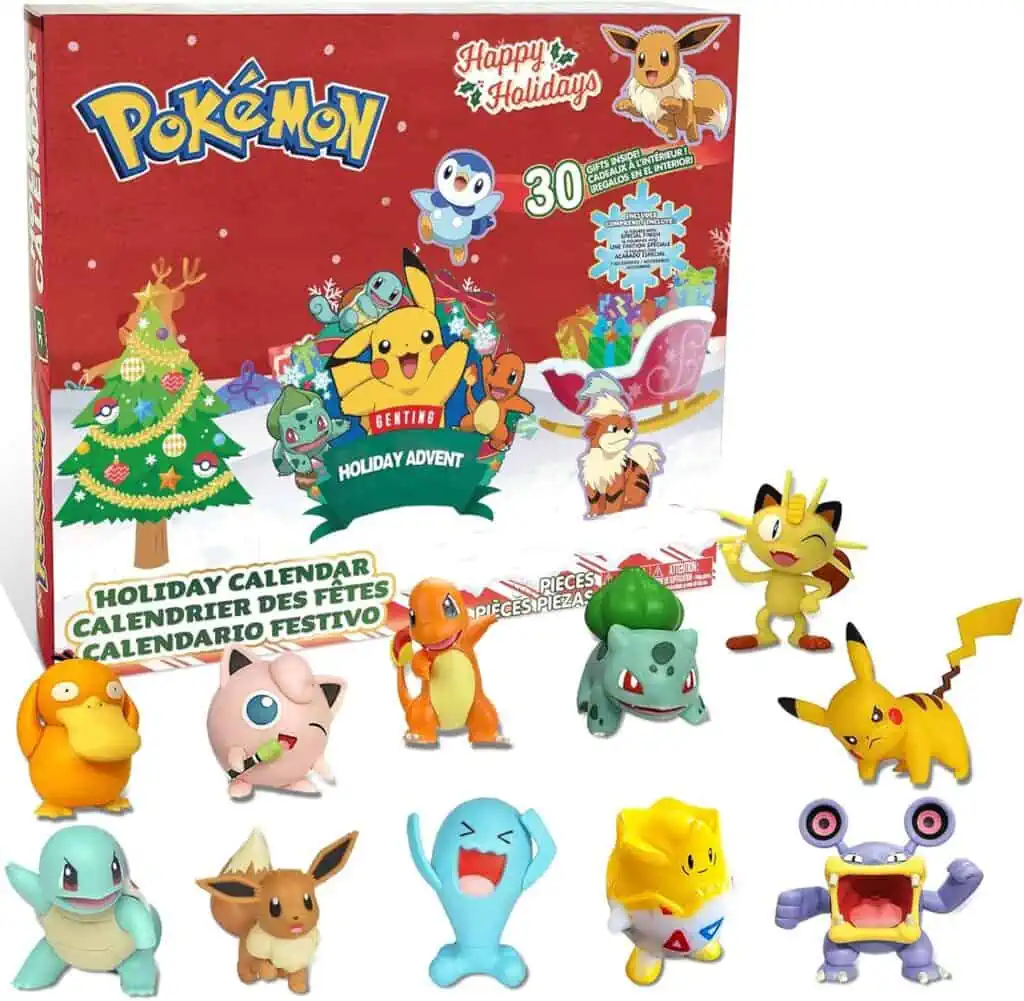 Pokémon holiday centre calendar figurines featuring October 31st Deals.
