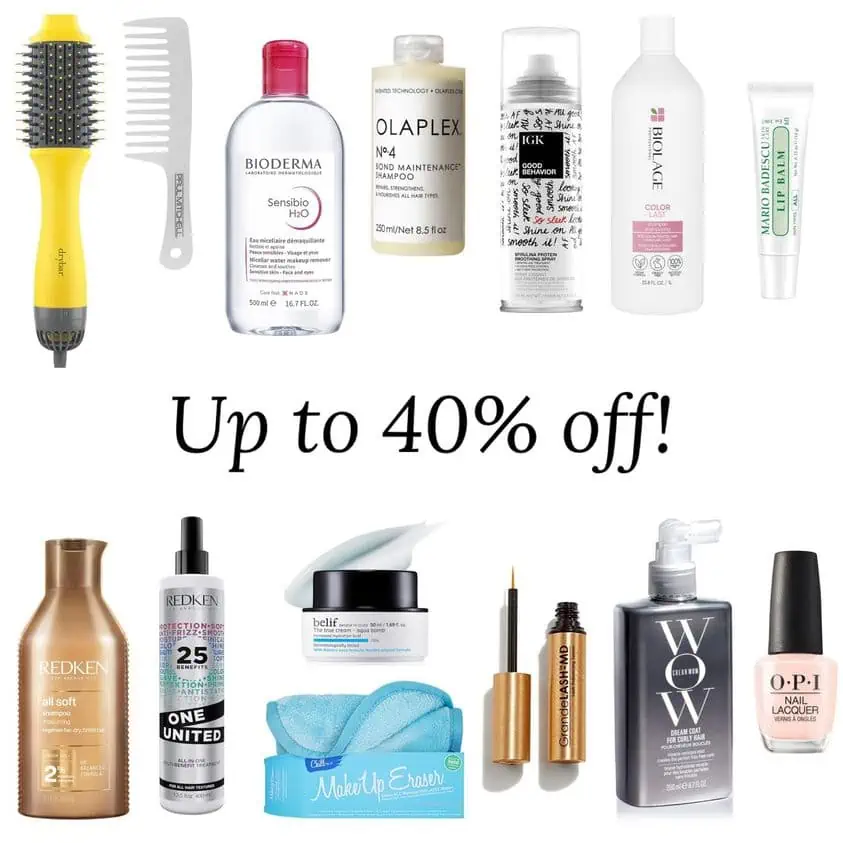 November 24th Deals - Up to 40% off hair care products.