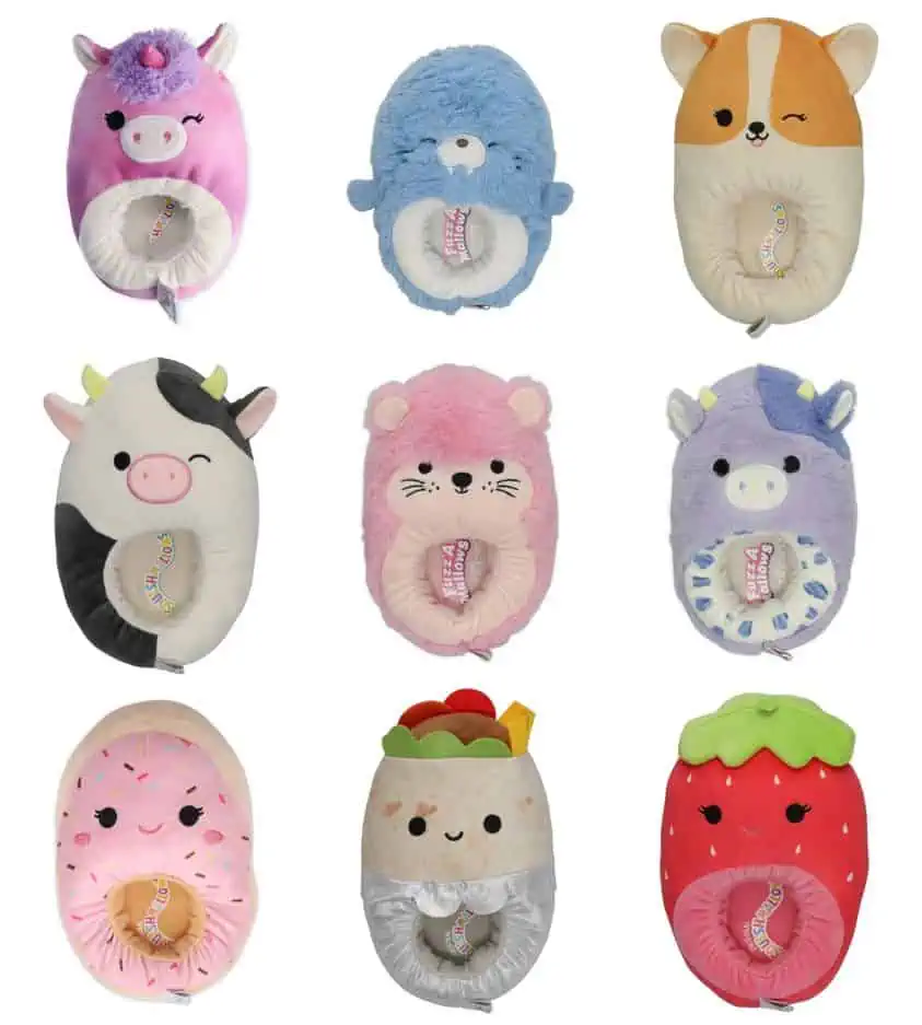A variety of stuffed animals are shown on a white background, perfect for November 24th Deals.