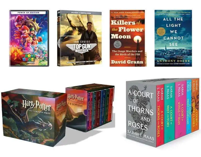 A collection of books, showcasing incredible deals for the upcoming November 24th.