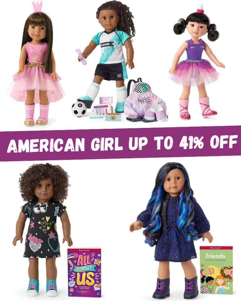 American girl deals: up to 4% off valid until November 24th.