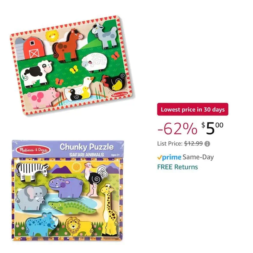 Deals: Doug & Melissa puzzles on sale for a limited time.