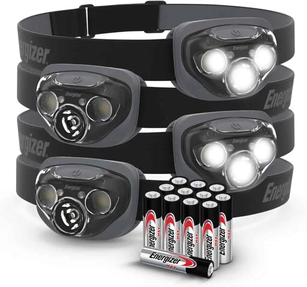 Get a pack of four headlamps with batteries on them at unbeatable deals this November 25th.