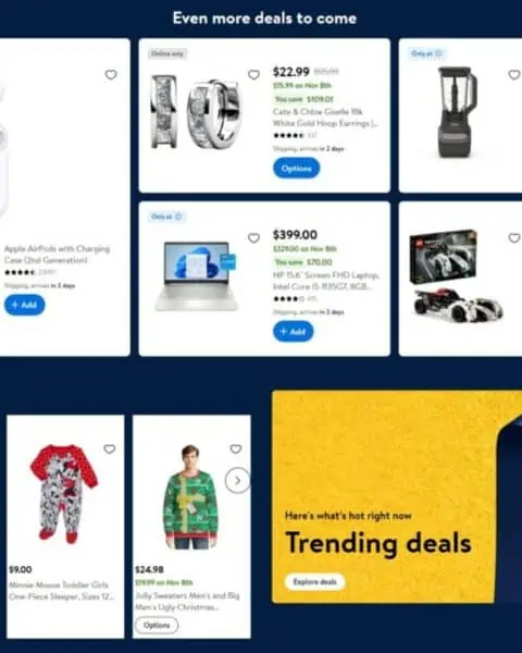 Get ready for incredible Black Friday deals at Walmart. Check out our homepage for unbeatable Walmart Black Friday sales.