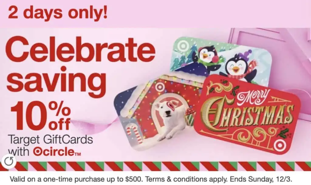 Save 10 Off Target Gift Cards Saving Dollars and Sense