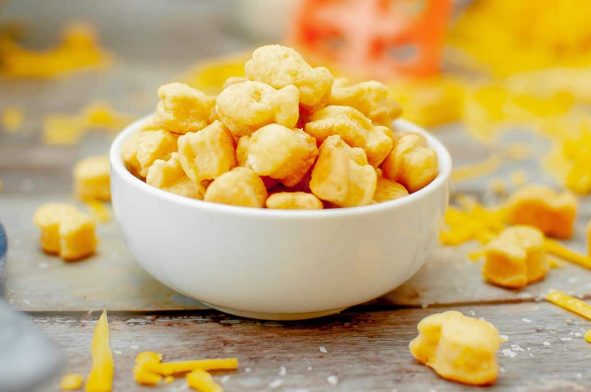 Cheesy Sourdough Discard Crackers