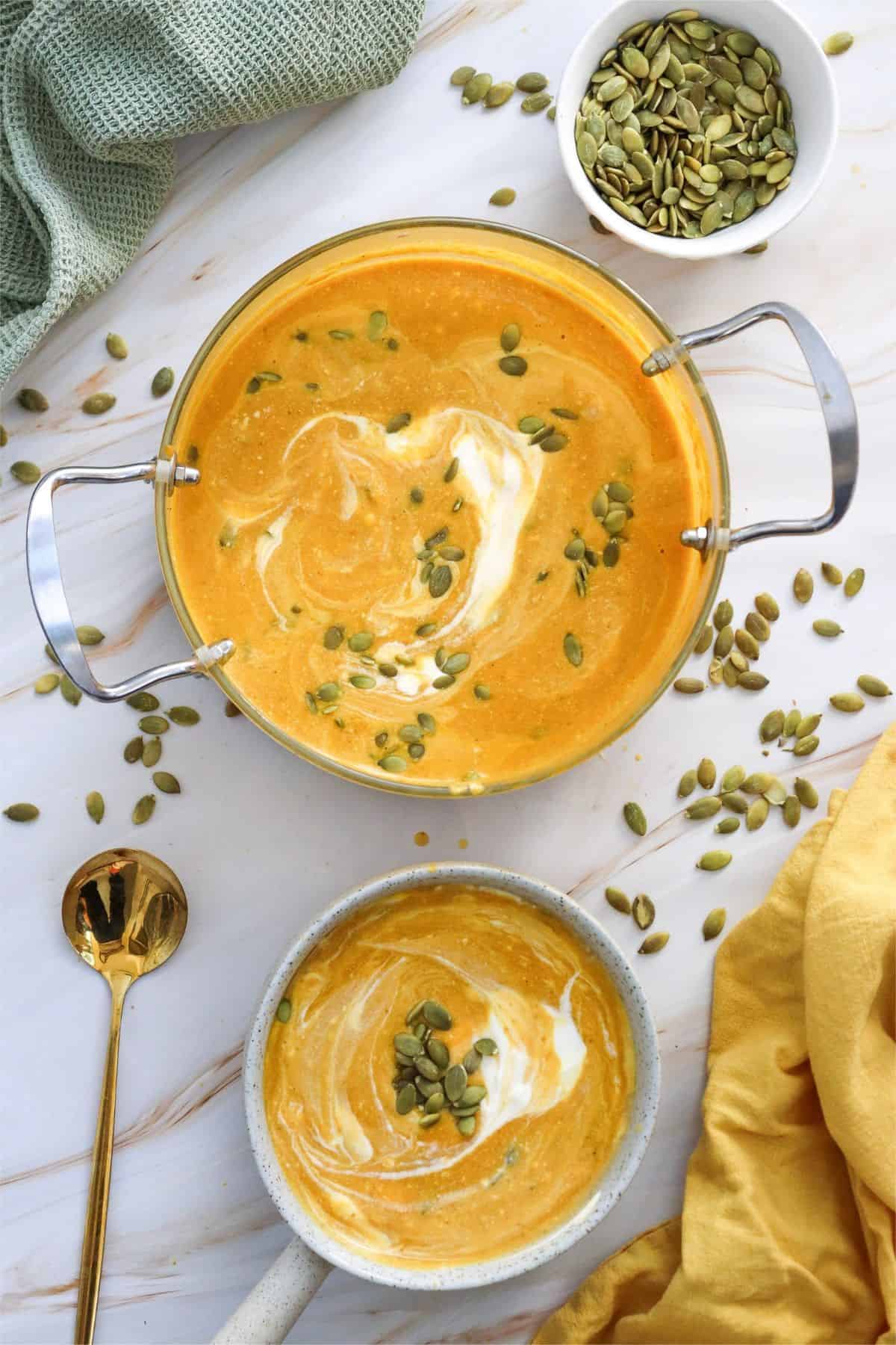 Creamy Pumpkin Soup Recipe